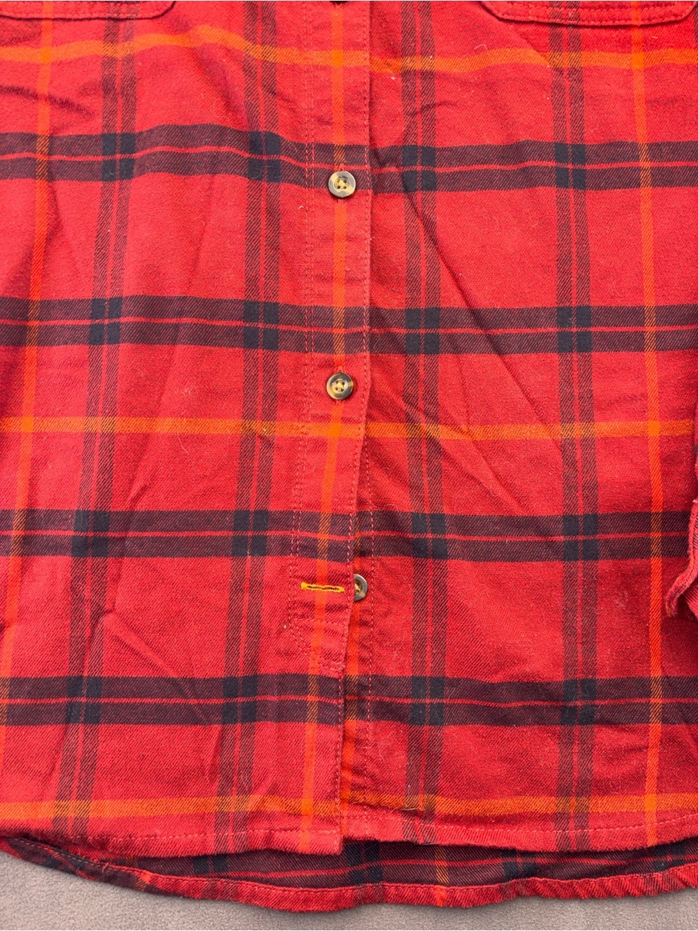 Carhartt Flannel Plaid Button Down Long Sleeve Shirt - Picture 4 of 13